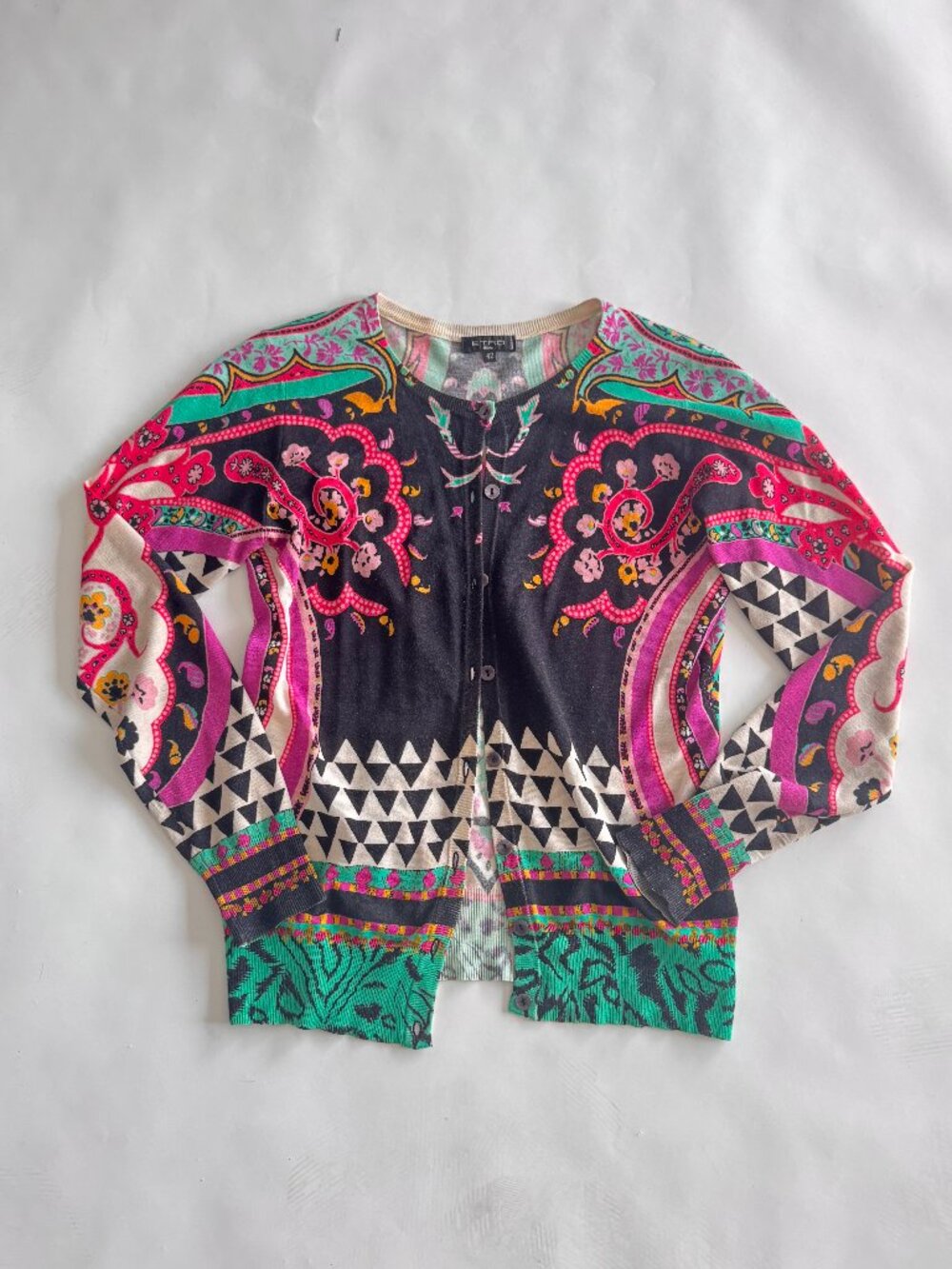 ETRO Silk & Cashmere Twinset – Size IT 42